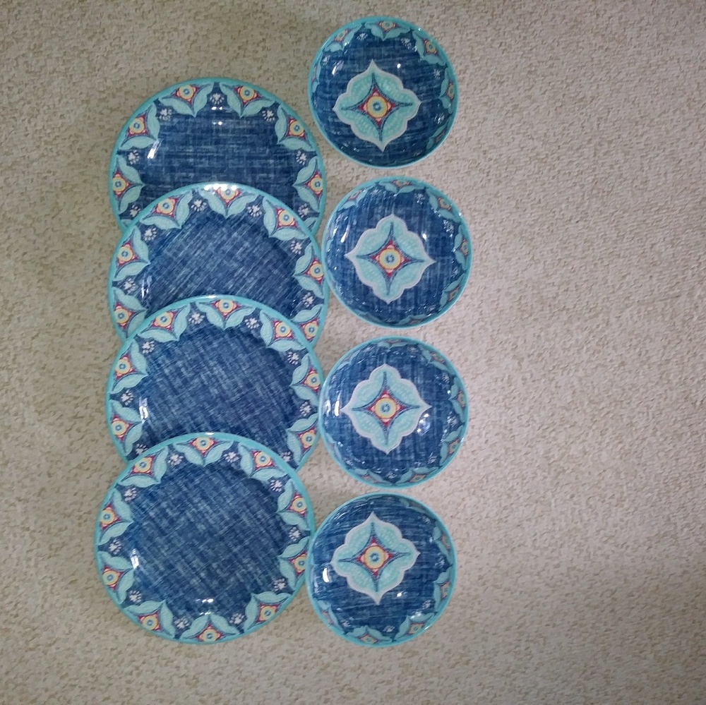 Melamine Set for 4